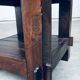 Wabi Sabi Style Oak Side Table, France, 1930s