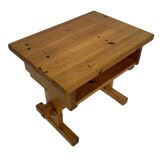 Vintage bedside table side table pinewood 70's design