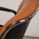 Charles Pollock leather office chair, Knoll edition, 1970