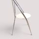Set of 4 folding chairs "Cinderella" – Design by Hiroyuki Yamakado, c. 1