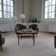 Mid-century modern canapé in sheepskin / shearling model 'Samspel' by Carl Malmsten, 1956