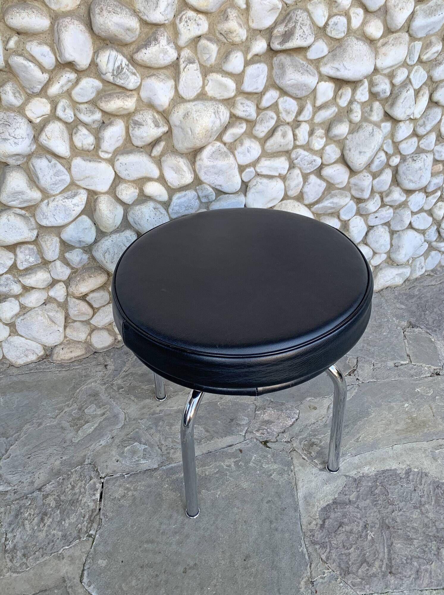 LC8 stool by Charlotte Perriand and Le Corbusier for Cassina, 1970-80