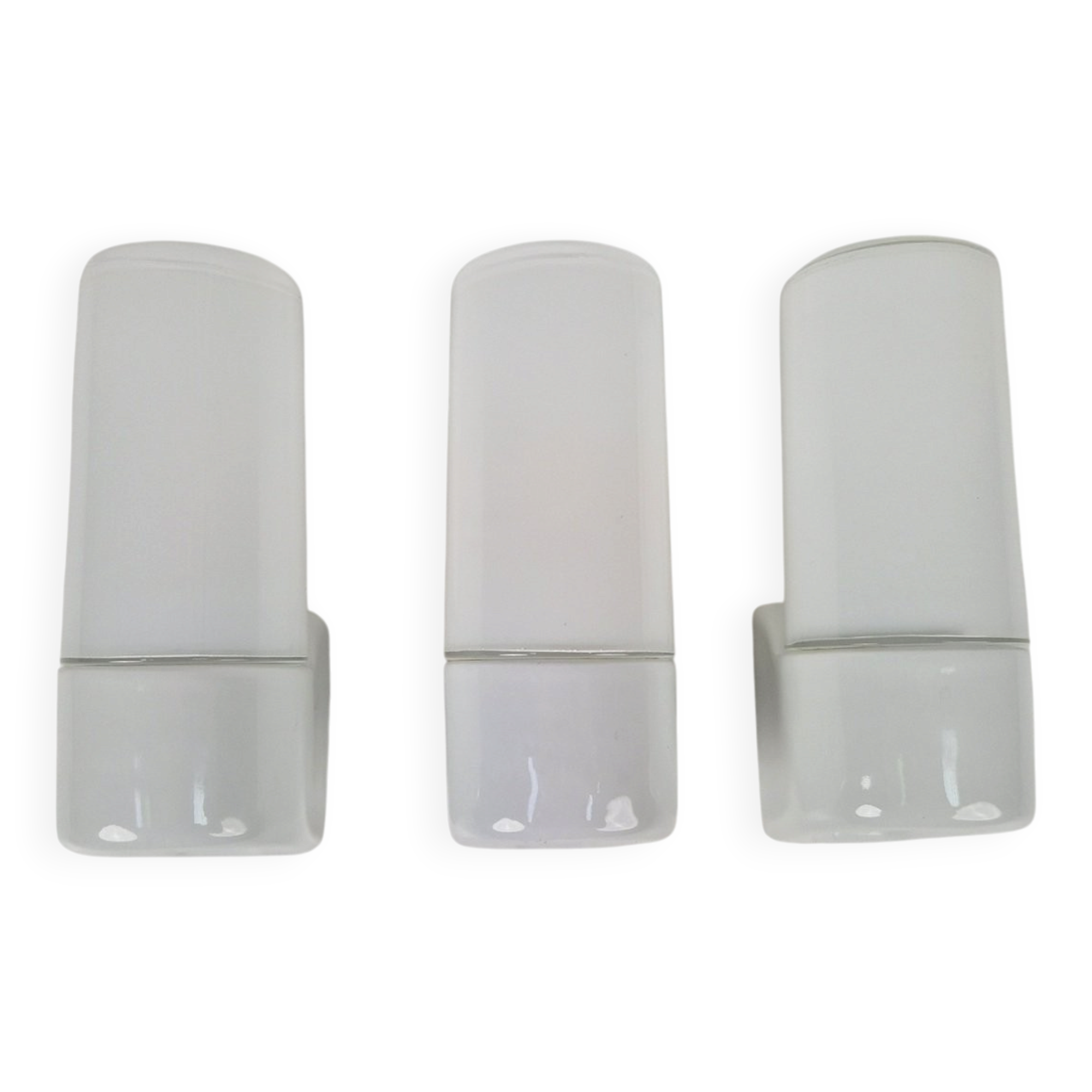 Vintage Wall Lamps attributed to Wilhelm Wagenfeld for Lindner, 1950s, Set of 3
