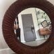 Vintage round mirror