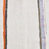 2x5 Natural White Turkish Vintage Runner Rug, 72x169Cm