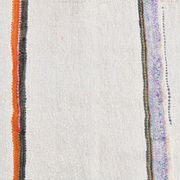 2x5 Natural White Turkish Vintage Runner Rug, 72x169Cm