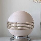 Pink granite ceiling light