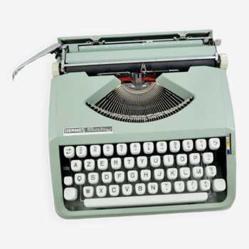 Machine à écrire Hermes baby vert sauge