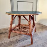 Rattan coffee table