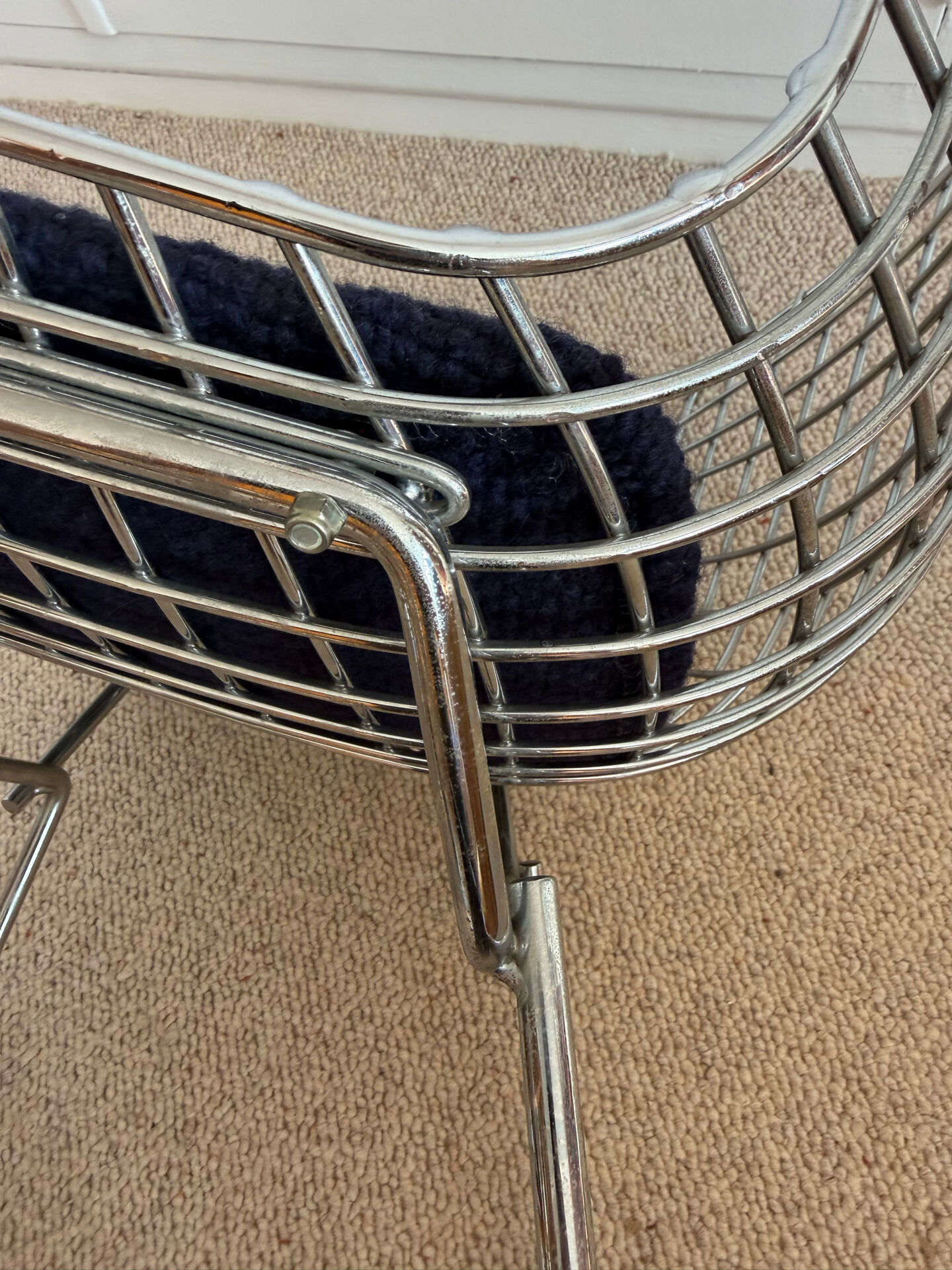 Chaise Harry Bertoia, side chair 420, Knoll