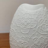 White porcelain vase by M. Frey for Kaiser, mid-century, 1960s.