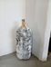Sculptural vase with a stone effect. Wabi-sabi. Bohemian.