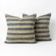 Set of 2 vintage kilim cushion covers 41x41 cm