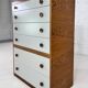 Dresser chiffonnier 6 drawers wenge and satin lacquer