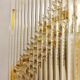 Methacrylate and metal wall lamp. Italy, 1980s.