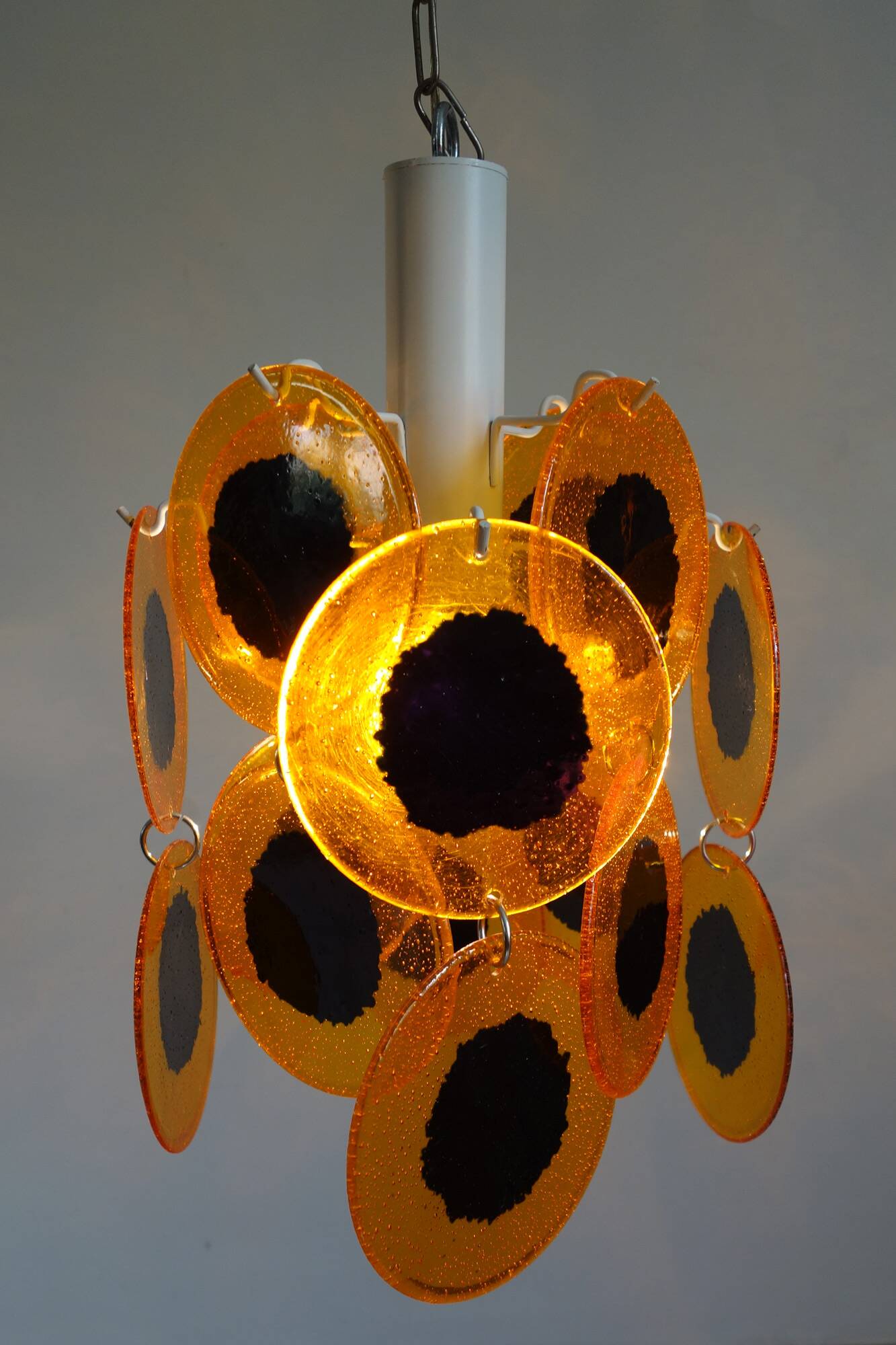 Vintage 70s chandelier – Space Age by Gino Viscosi