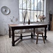 Table chêne style Louis XIV 1900