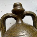 Persimmon glazed terracotta oil jar