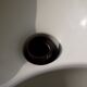 Art Deco Vintage brown and white enamelled suspension duo