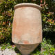 Ancient terracotta pottery jar