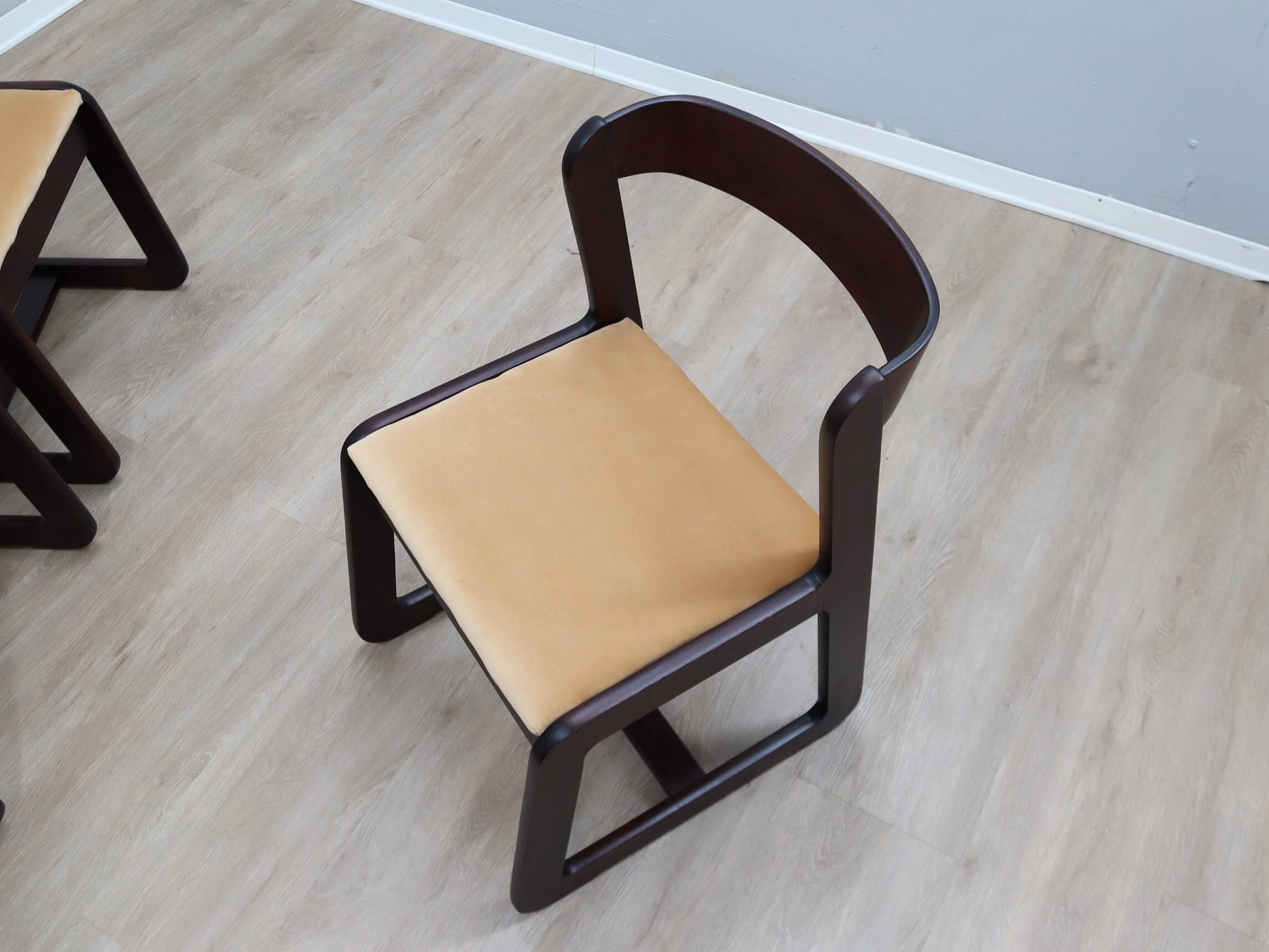 Set of 6 dining chairs Mario Sabot, Italy 1970s