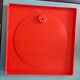 Miroir vintage orange