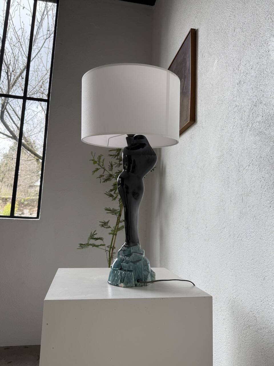 Monaco Monacera "woman" ceramic table lamp