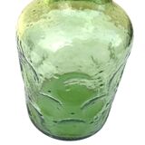 1970s Bubble glass and coloured orangeade jug