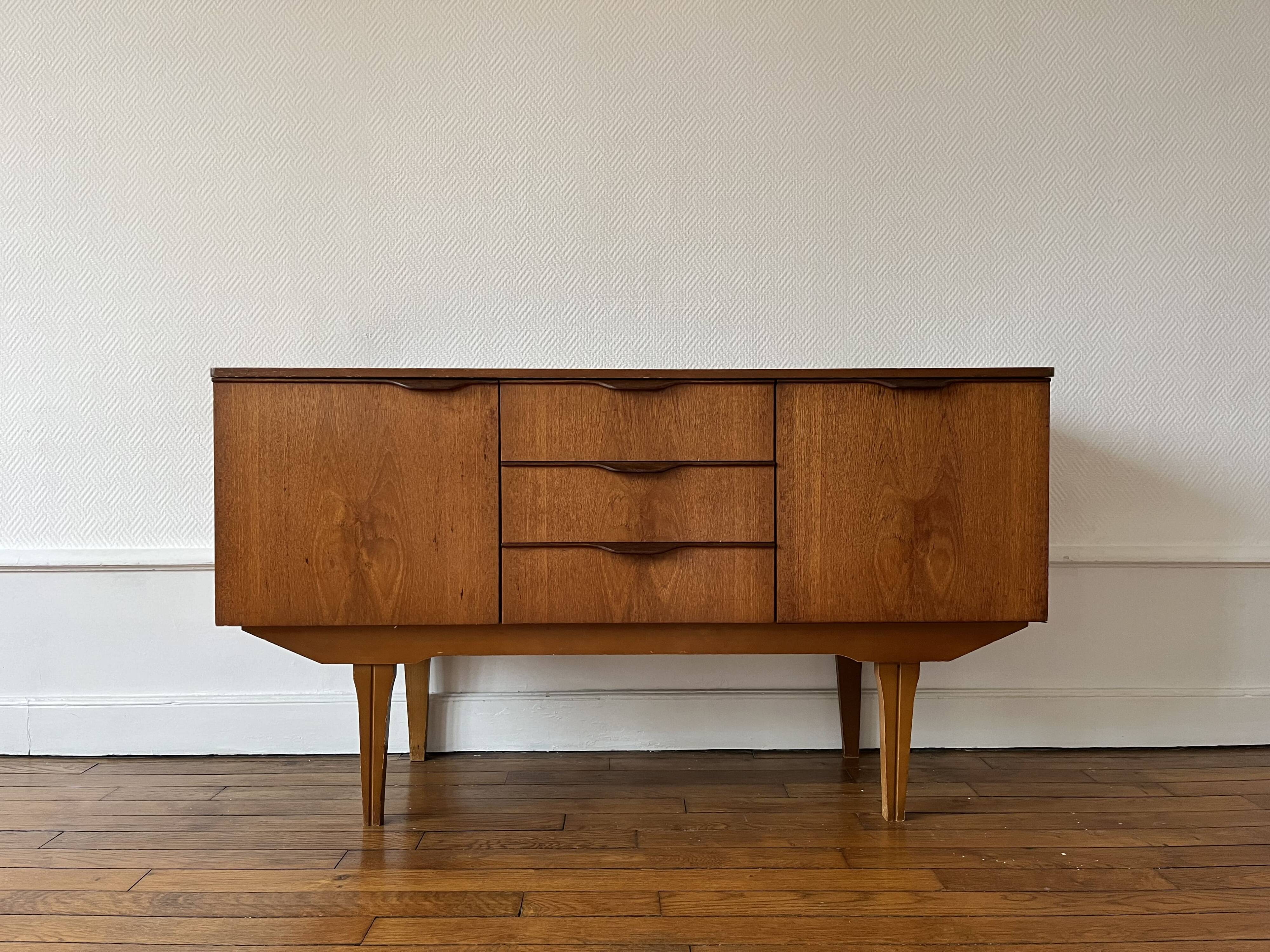 English sideboard in vintage solid teak from the austin suite collection