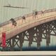 Sudden Shower Over Ohashi Bridge and Atake_Utagawa Hiroshige