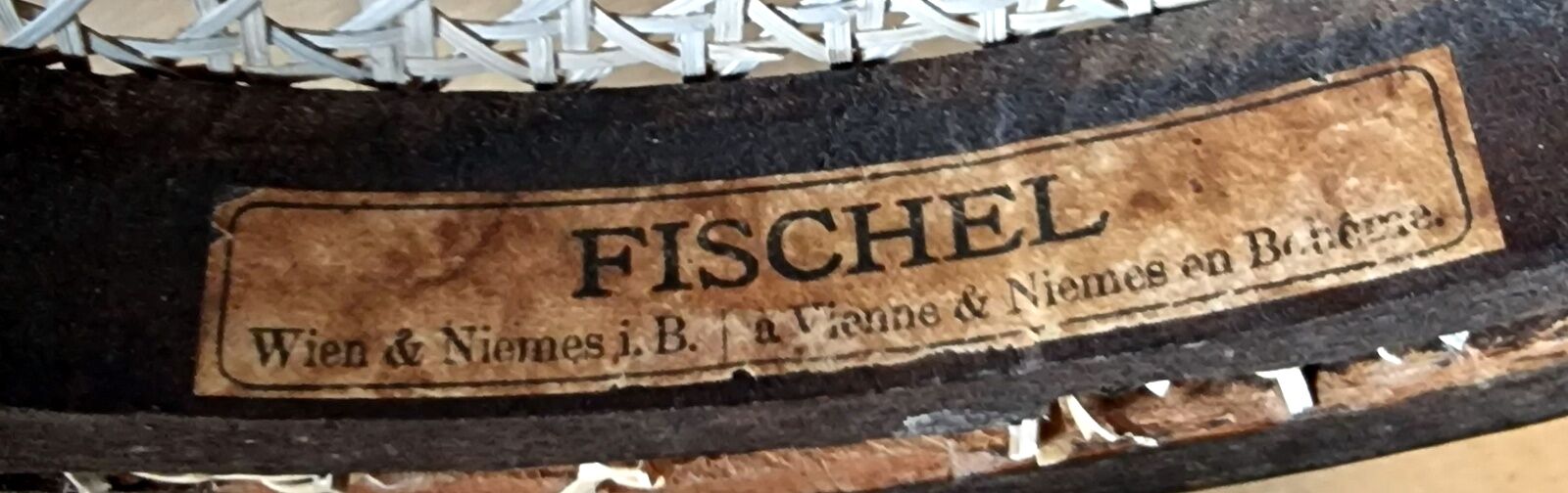 Pair chairs bistrot n°14 Fischel early twentieth