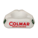 Cendrier publicitaire pour la biere d'alsace colmar en opaline blanc