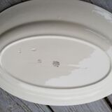 Lunéville pink oval décor dish