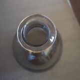 Grey smoked crystal bottle/carafon - 1970s/80s