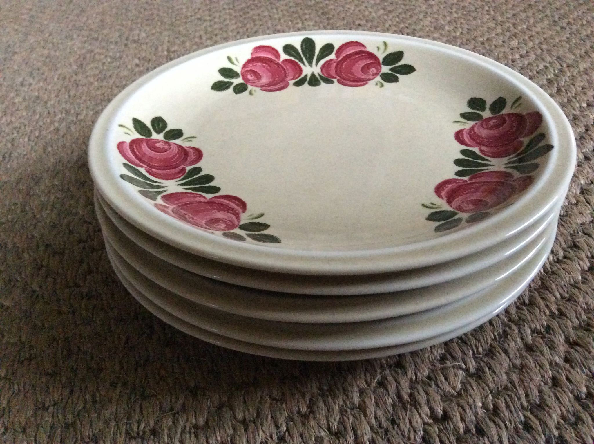 Series of 5 dessert plates