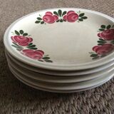 Series of 5 dessert plates