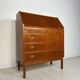 1960s Vintage Mid-Century Danish Teak Secretary