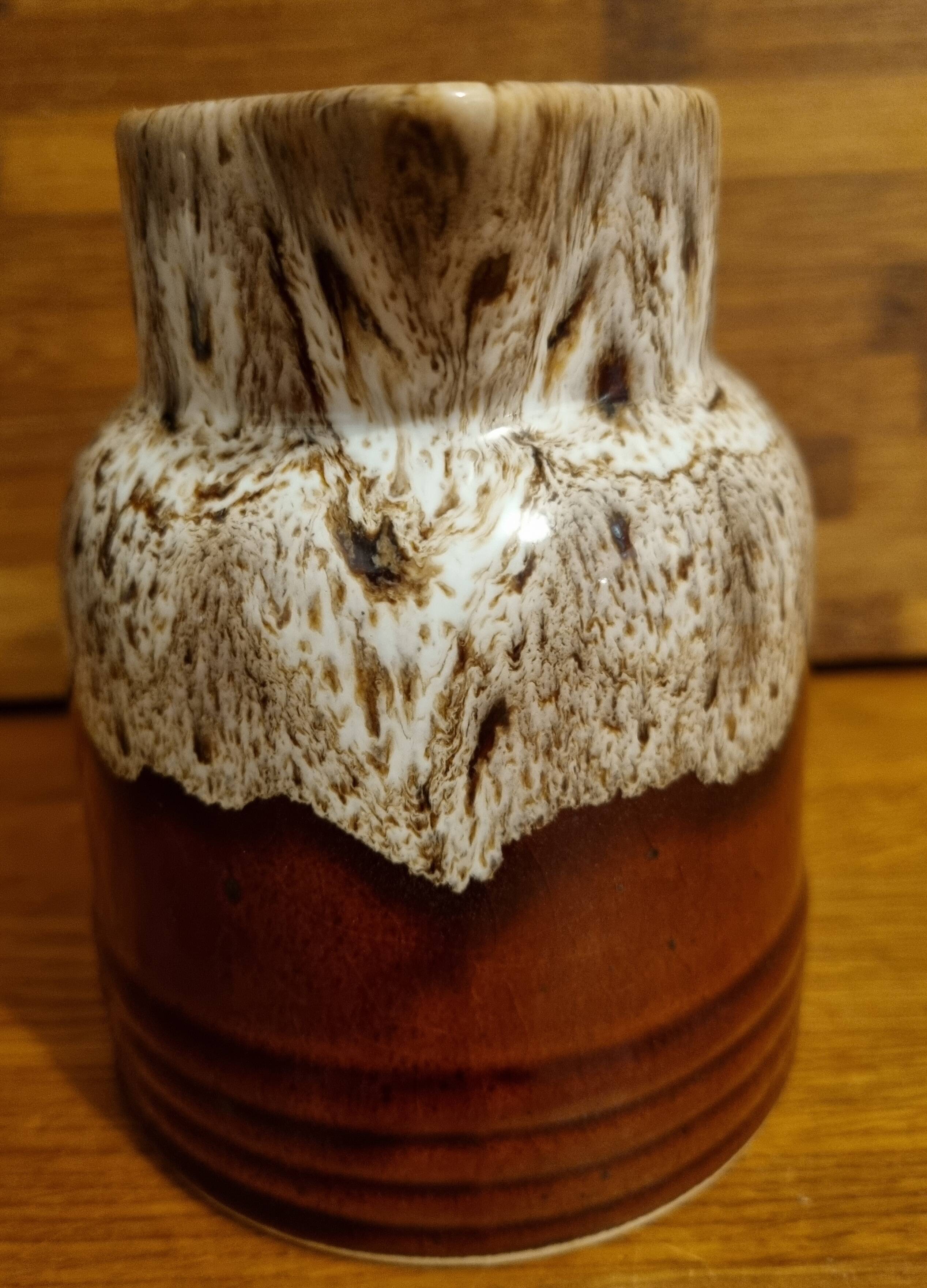 Vintage pitcher in flamed stoneware 50cl