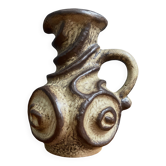 Brutalist West Germany vase by Carsten Tonnieshof model 6034-25