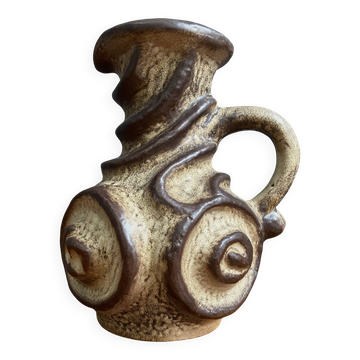 Brutalist West Germany vase by Carsten Tonnieshof model 6034-25