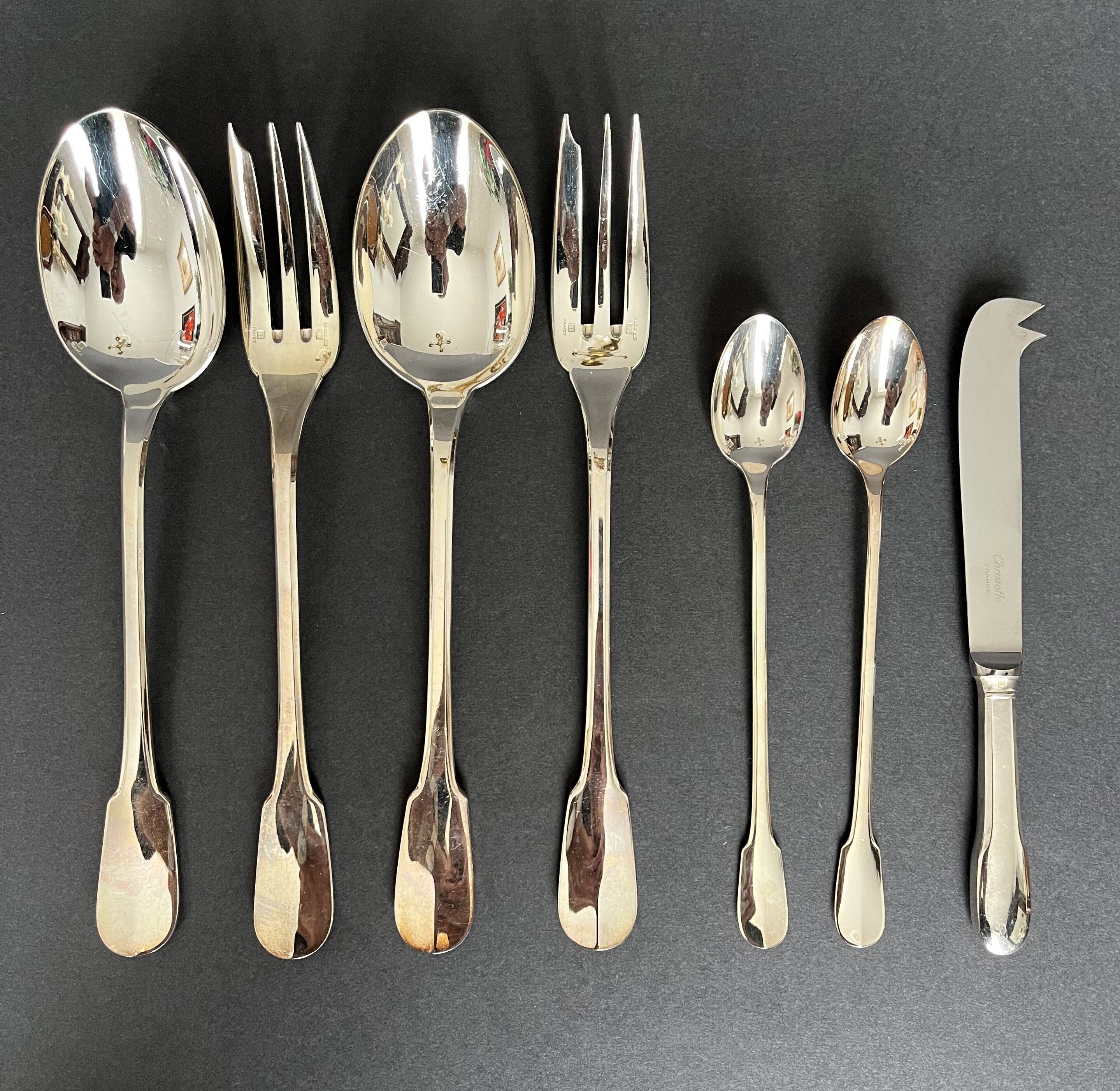 Housewife Christofle in silver metal model uniplate