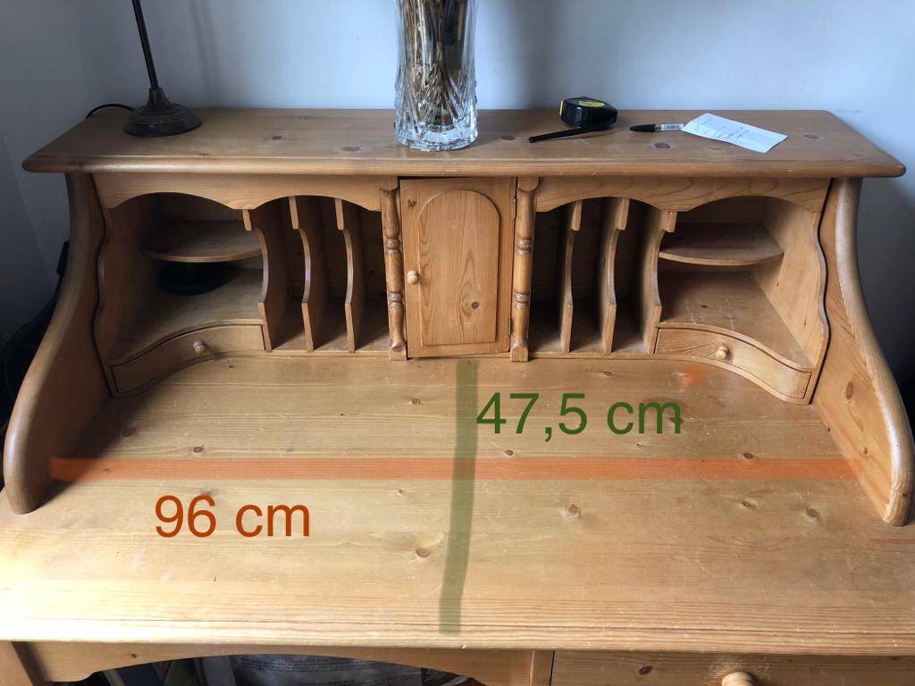 Wooden secretary desk