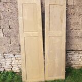 Paire de portes de placard anciennes