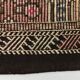 Blue Cream Persian Kilim Runner Rug, 95x313Cm