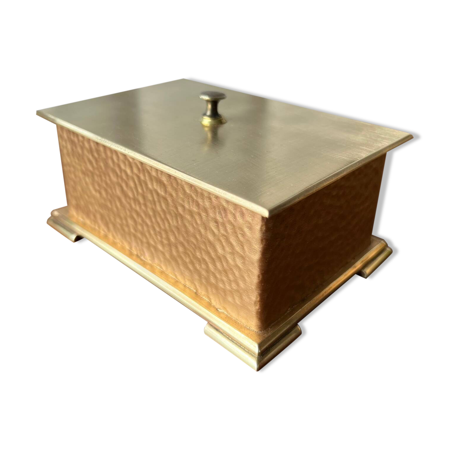 Brass jewelry box