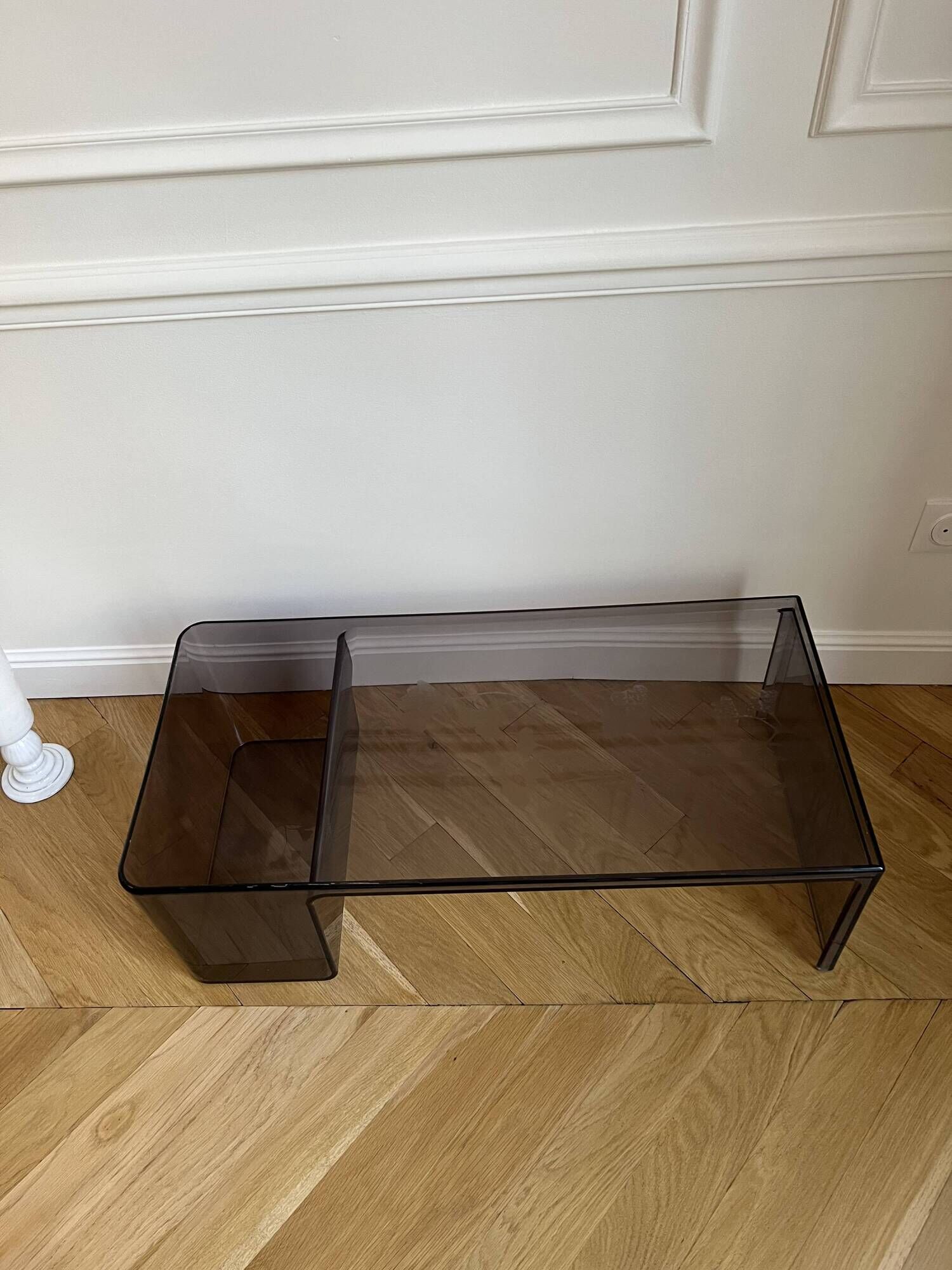 Vintage transparent Usame table by Patricia Urquiola for Kartell