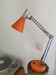 FASE lamp vintage 70s orange architect desk lamp space age design Very good