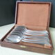 Box of 12 teaspoons in silver metal Metal White Model uniplat