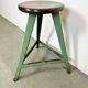 Green Industrial Workshop Stool, 1960s