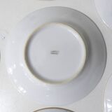 Limoges Ribes porcelain tea and coffee service, gold, silver, iridescent mother-of-pearl, Art Deco